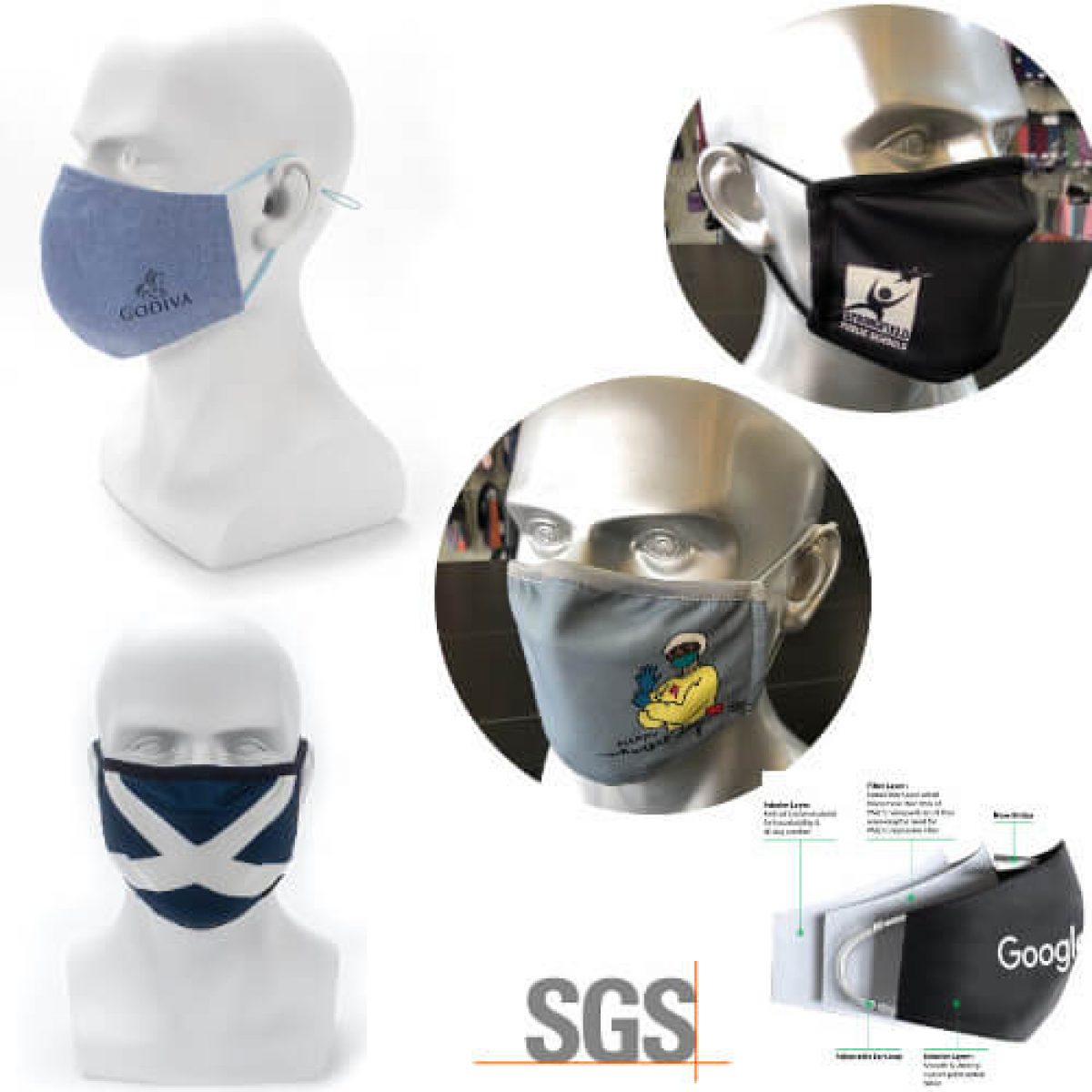 customised reusable face covers